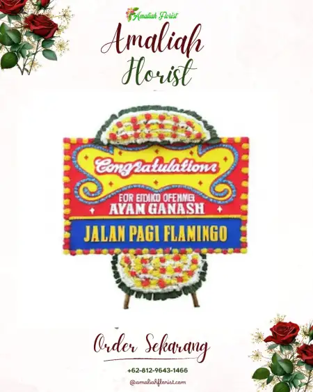 Sewa Papan Bunga Tunas Aur